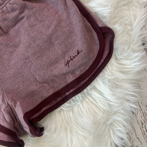 Pink Victorias Secret Varsity Tie Dye Shorts Size Medium - Picture 2 of 4